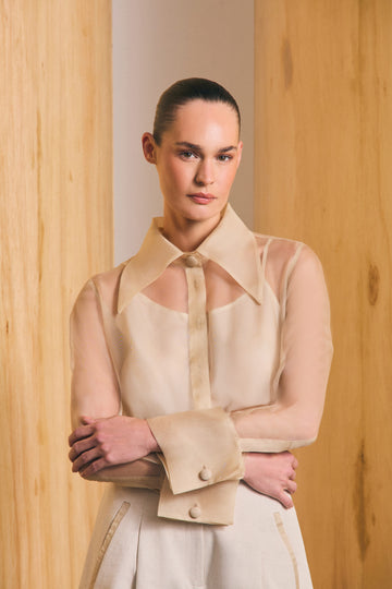 Camisa Bali Organza Lisa