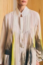 Chemise Mika Organza de Linho Gazânia