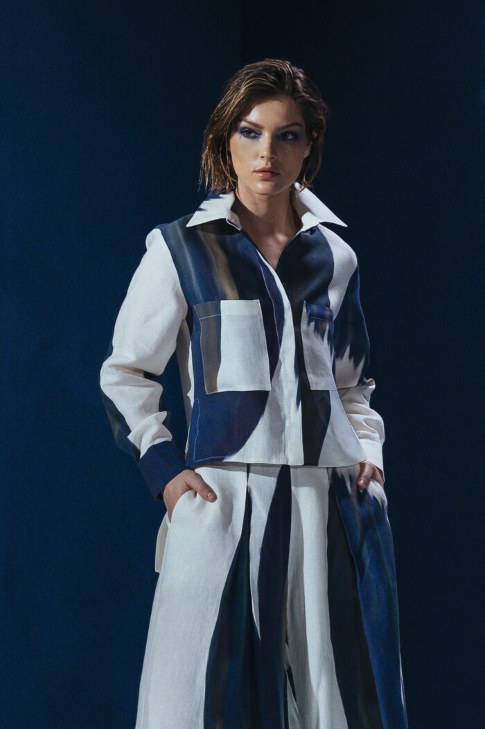 Camisa Luciana Deep Blue - Imagem 1