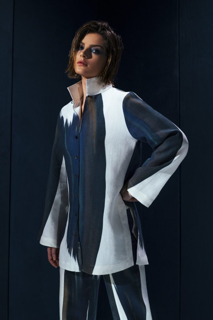 Camisa Marcele Deep Blue - Imagem 1
