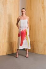 Vestido Veronica Linho Gazânia