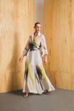 Saia Vanessa Organza de Linho Gazânia - Imagem 2